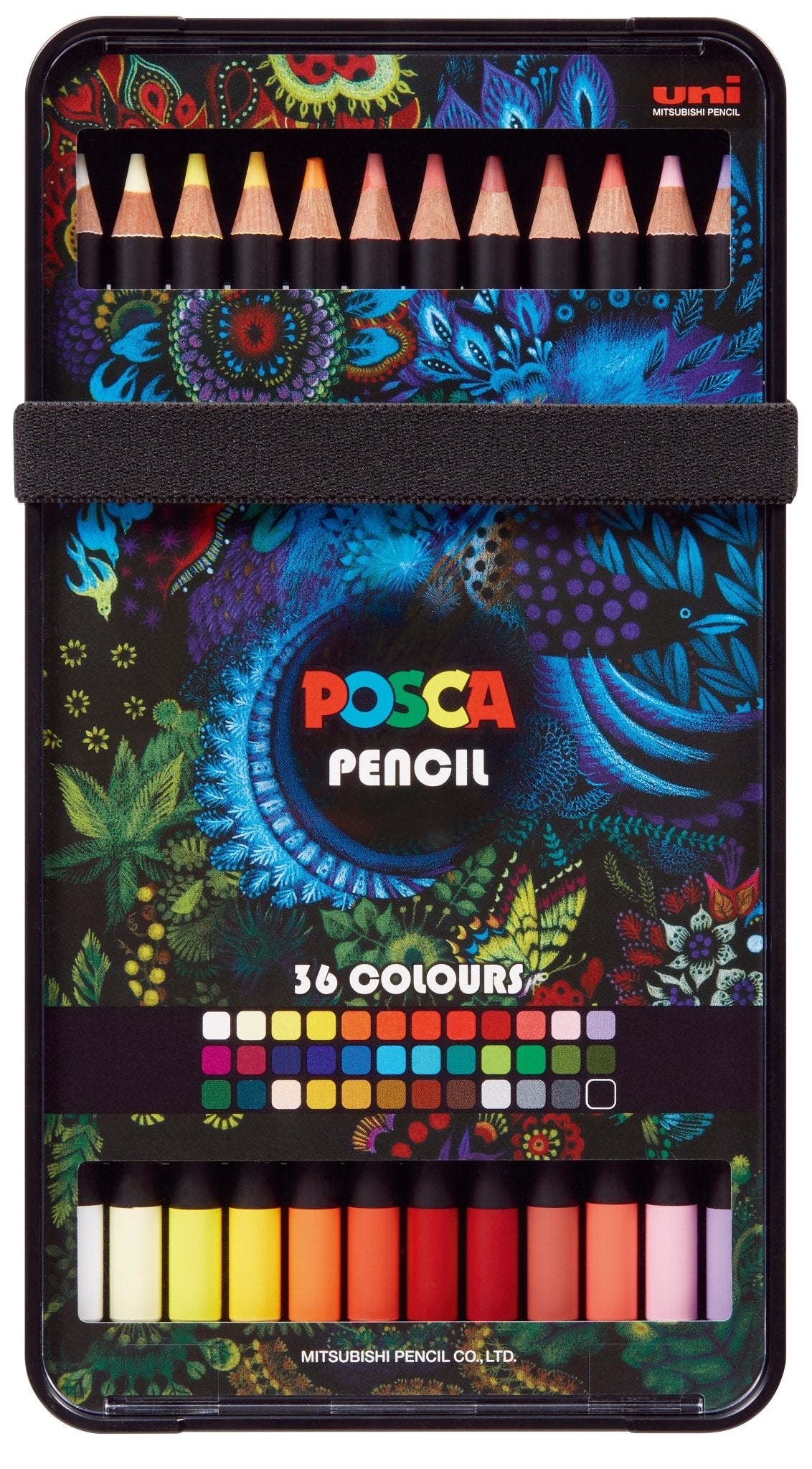 Posca Coloured Pencil Set 36 - theartshop.com.au