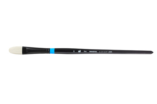 Princeton Aspen Synthetic Long Handle Filbert Size 10 - theartshop.com.au