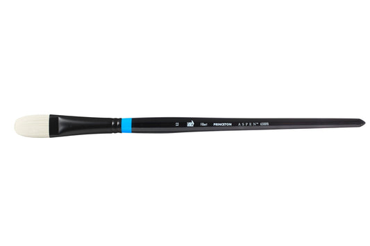 Princeton Aspen Synthetic Long Handle Filbert Size 12 - theartshop.com.au