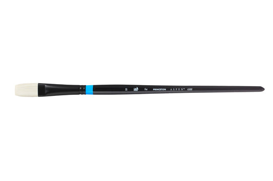 Princeton Aspen Synthetic Long Handle Flat Size 10 - theartshop.com.au