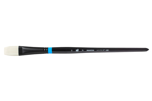 Princeton Aspen Synthetic Long Handle Flat Size 12 - theartshop.com.au