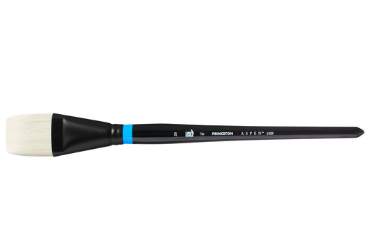 Princeton Aspen Synthetic Long Handle Flat Size 20 - theartshop.com.au