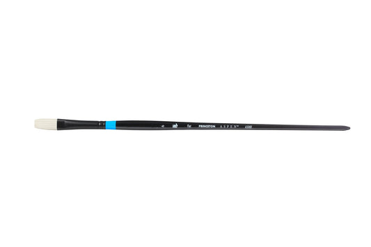 Princeton Aspen Synthetic Long Handle Flat Size 6 - theartshop.com.au