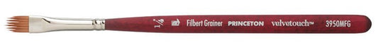 Princeton Velvetouch Synthetic Short Handle Mini Filbert Grainer Size 1/4 - theartshop.com.au