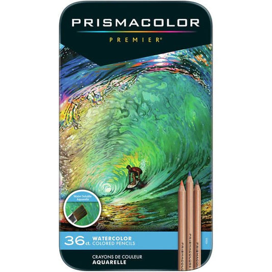 Prismacolor Watercolor Pencil Set 36 Collectors Tin - theartshop.com.au