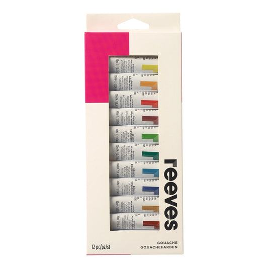 Reeves Gouache Set 12 x 10ml - theartshop.com.au
