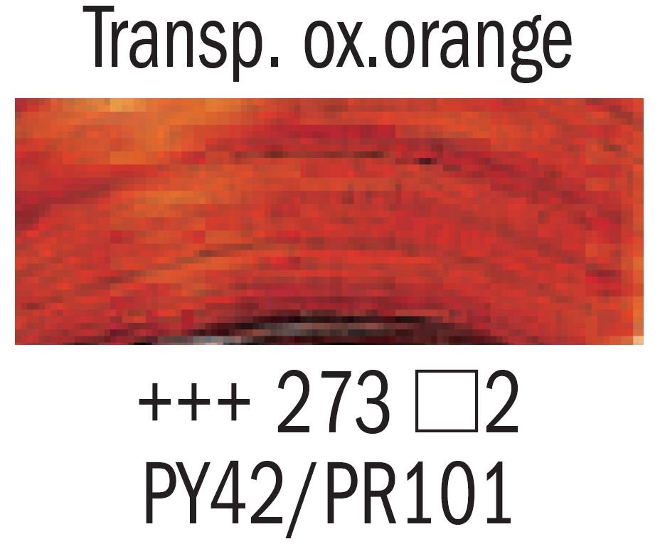 Rembrandt Acrylic 40ml 273 Transparent Oxide Orange - theartshop.com.au
