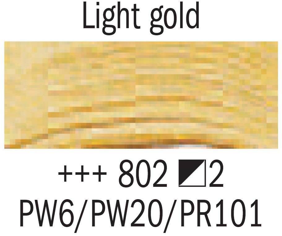 Rembrandt Acrylic 40ml 802 Light Gold - theartshop.com.au