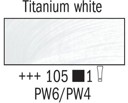 Rembrandt Oil 40ml 105 Titanium White - theartshop.com.au