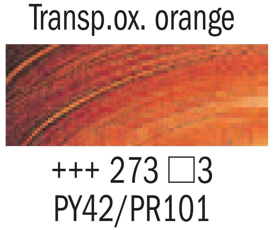 Rembrandt Oil 40ml 273 Transparent Oxide Orange - theartshop.com.au