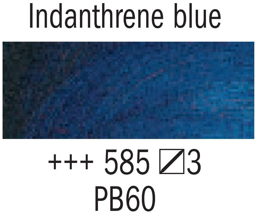 Rembrandt Oil 40ml 585 Indanthrene Blue - theartshop.com.au
