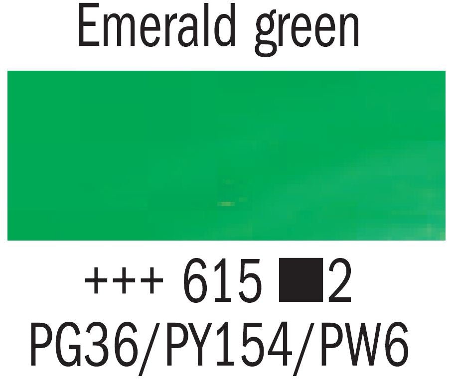 Rembrandt Oil 40ml 615 Emerald Green - theartshop.com.au