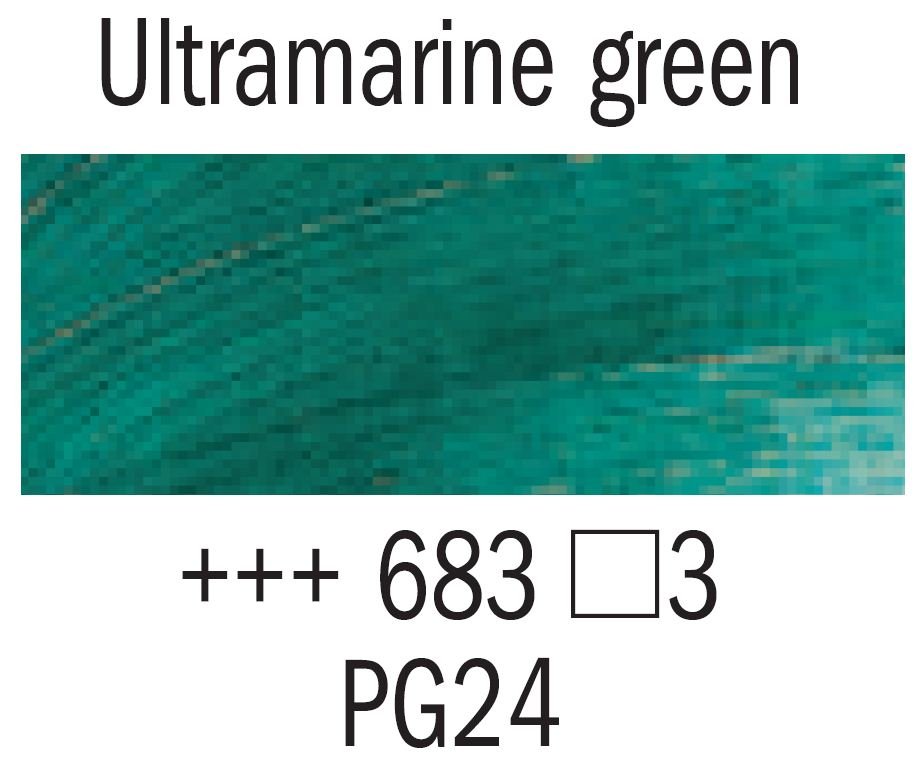 Rembrandt Oil 40ml 683 Ultramarine Green - theartshop.com.au