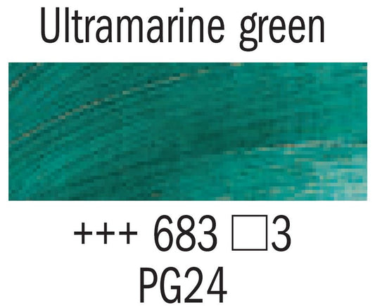 Rembrandt Oil 40ml 683 Ultramarine Green - theartshop.com.au