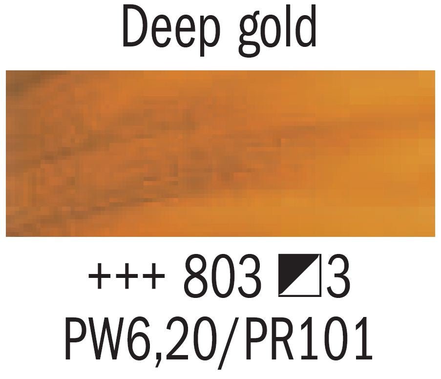 Rembrandt Oil 40ml 803 Deep Gold - theartshop.com.au