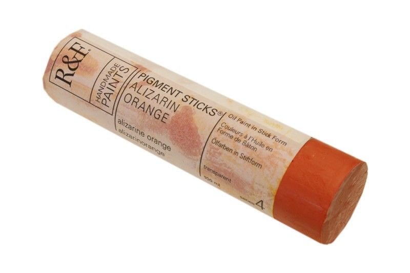 R&F Pigment Stick 100ml Alizarin Orange - theartshop.com.au