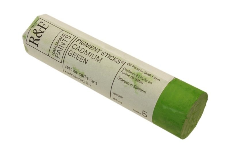 R&F Pigment Stick 100ml Cadmium Green - theartshop.com.au