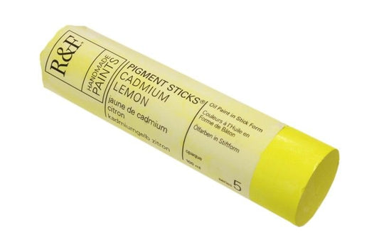 R&F Pigment Stick 100ml Cadmium Lemon - theartshop.com.au