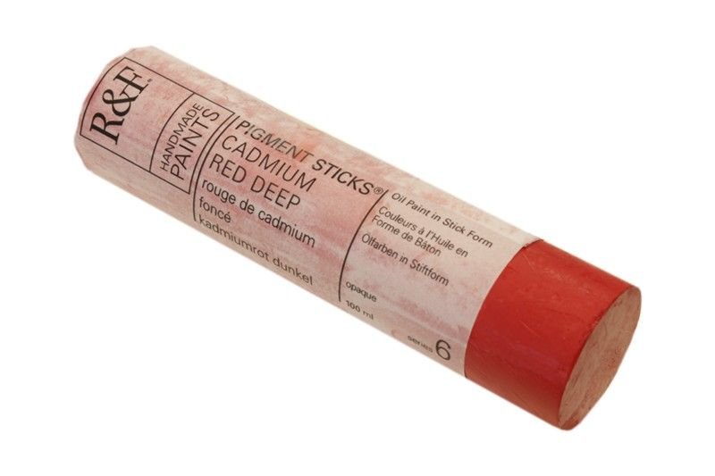 R&F Pigment Stick 100ml Cadmium Red Deep - theartshop.com.au