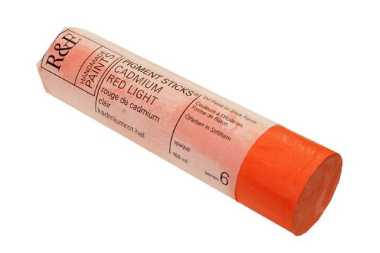 R&F Pigment Stick 100ml Cadmium Red Light - theartshop.com.au