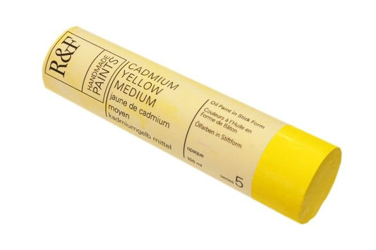 R&F Pigment Stick 100ml Cadmium Yellow Medium - theartshop.com.au