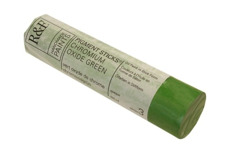 R&F Pigment Stick 100ml Chromium Oxide Green - theartshop.com.au