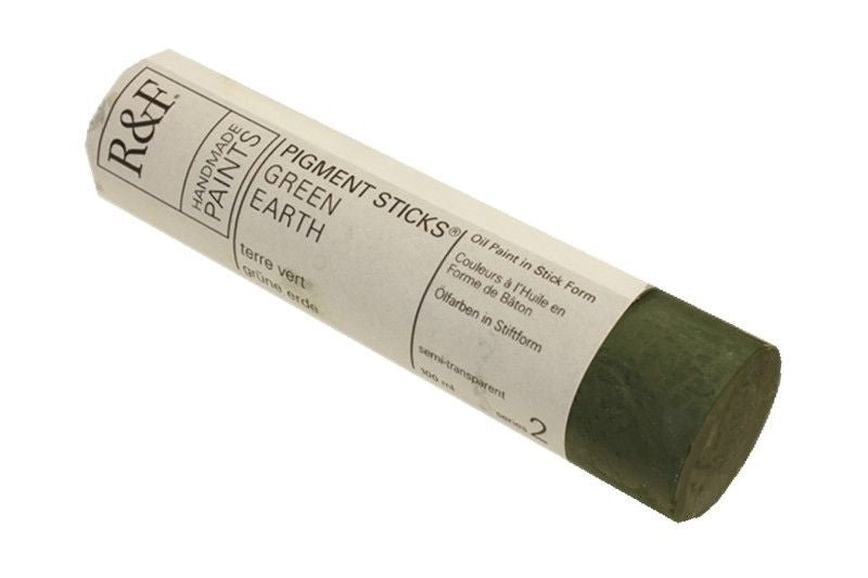 R&F Pigment Stick 100ml Green Earth - theartshop.com.au