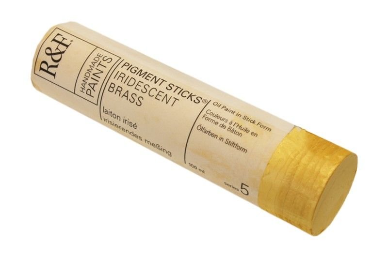 R&F Pigment Stick 100ml Iridescent Brass - theartshop.com.au