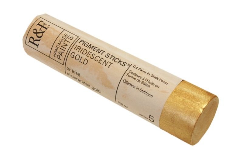 R&F Pigment Stick 100ml Iridescent Gold - theartshop.com.au