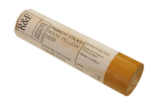 R&F Pigment Stick 100ml Mars Yellow Deep - theartshop.com.au