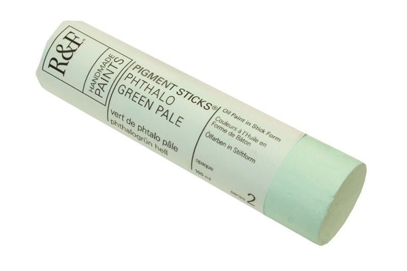 R&F Pigment Stick 100ml Phthalo Green Pale - theartshop.com.au