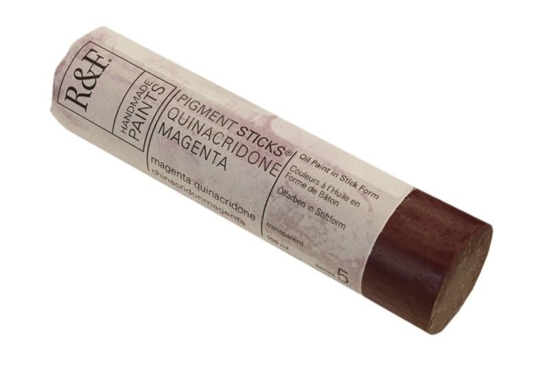 R&F Pigment Stick 100ml Quinacridone Magenta - theartshop.com.au