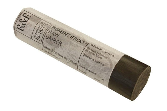 R&F Pigment Stick 100ml Raw Umber - theartshop.com.au