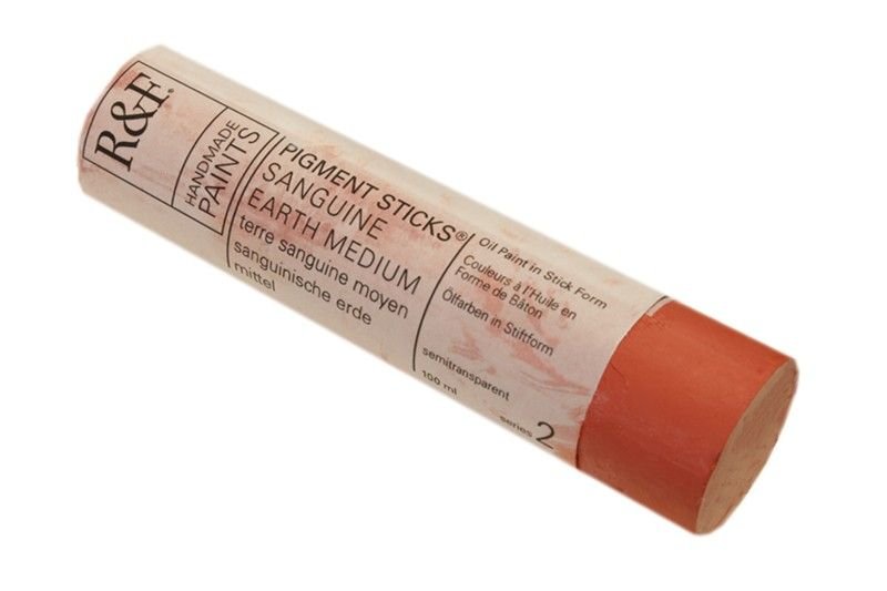 R&F Pigment Stick 100ml Sanguine Earth Medium - theartshop.com.au