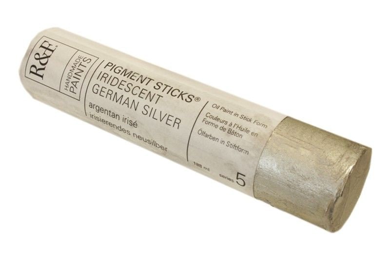 R&F Pigment Stick 188ml Iridescent German Silver - theartshop.com.au