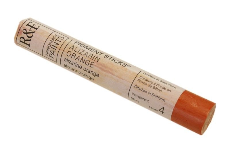 R&F Pigment Stick 38ml Alizarin Orange - theartshop.com.au