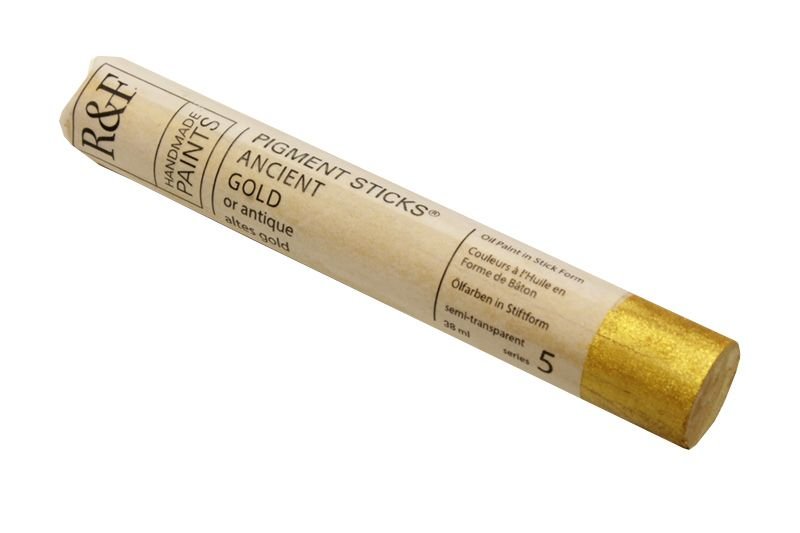 R&F Pigment Stick 38ml Ancient Gold - theartshop.com.au