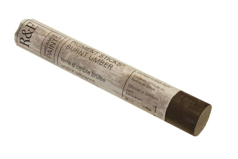 R&F Pigment Stick 38ml Burnt Umber - theartshop.com.au