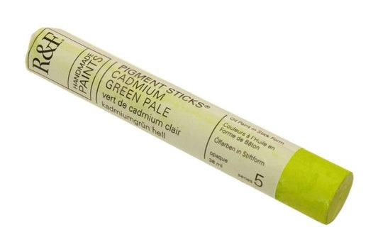 R&F Pigment Stick 38ml Cadmium Green Pale - theartshop.com.au