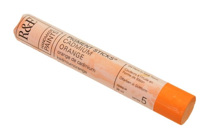 R&F Pigment Stick 38ml Cadmium Orange - theartshop.com.au