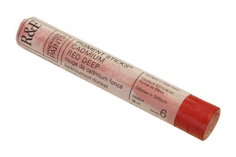 R&F Pigment Stick 38ml Cadmium Red Deep - theartshop.com.au