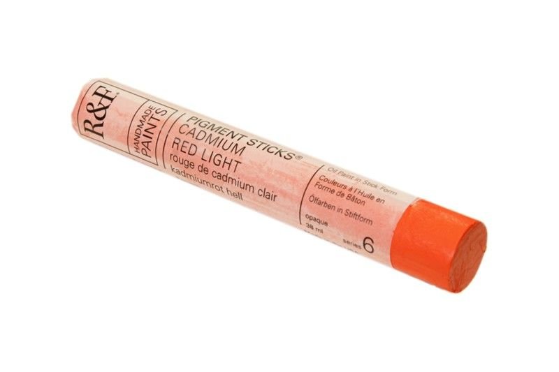 R&F Pigment Stick 38ml Cadmium Red Light - theartshop.com.au