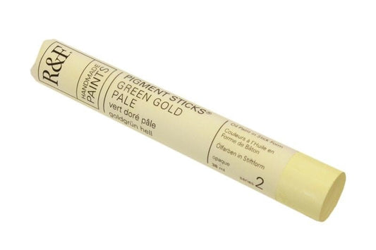 R&F Pigment Stick 38ml Green Gold Pale - theartshop.com.au