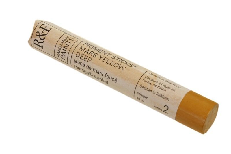 R&F Pigment Stick 38ml Mars Yellow Deep - theartshop.com.au