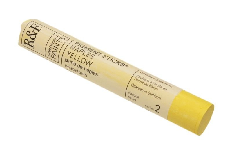 R&F Pigment Stick 38ml Naples Yellow - theartshop.com.au