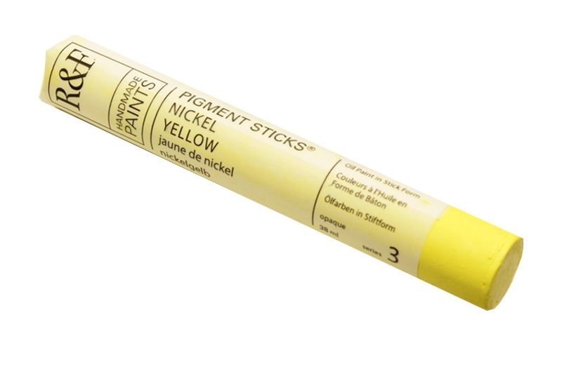 R&F Pigment Stick 38ml Nickel Yellow - theartshop.com.au