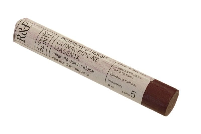 R&F Pigment Stick 38ml Quinacridone Magenta - theartshop.com.au