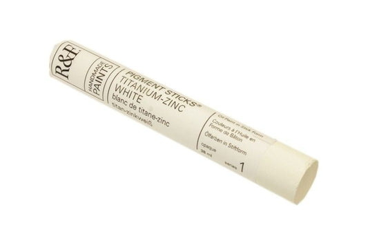 R&F Pigment Stick 38ml Titanium-Zinc White - theartshop.com.au