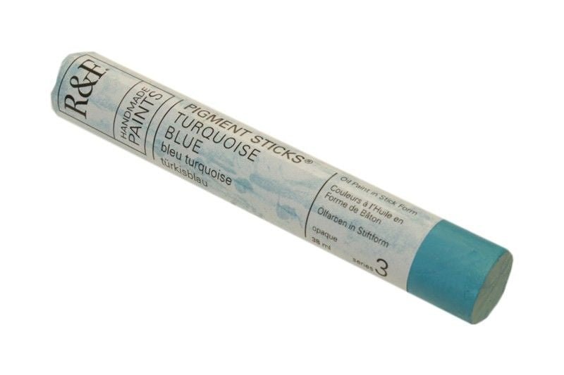 R&F Pigment Stick 38ml Turquoise Blue - theartshop.com.au