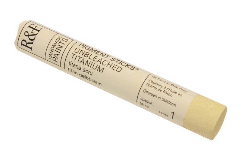 R&F Pigment Stick 38ml Unbleached Titanium - theartshop.com.au